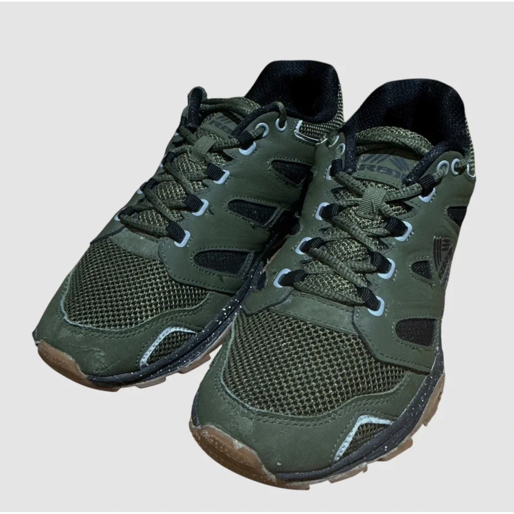 RBX Mens 10 Green Black Athletic Trail Running Shoe - Picture 4 of 7